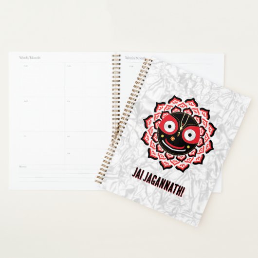 Lord Jagannath Gezicht Chakra Hindoe Deva Planner (Display)