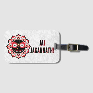 Lord Jagannath Gezicht Chakra Hindoe God Bagagelabel
