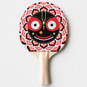 Lord Jagannath Gezicht Chakra Hindoe Godheid Tafeltennisbatje