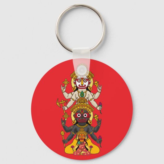 Lord Jagannath-sleutelhanger Sleutelhanger (Voorkant)