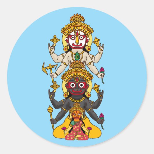 Lord Jagannath Sticker (Voorkant)