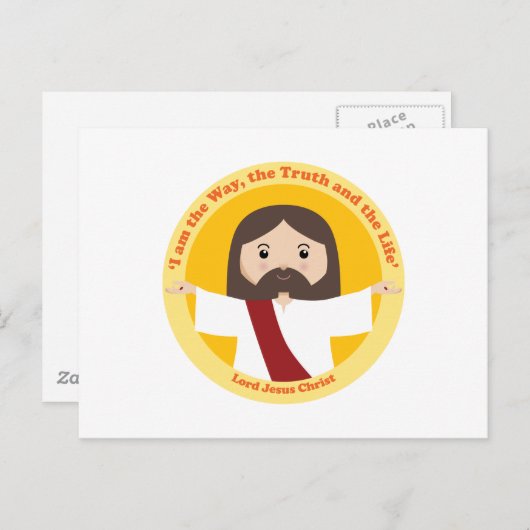 Lord Jesus Briefkaart (Voorkant / Achterkant)