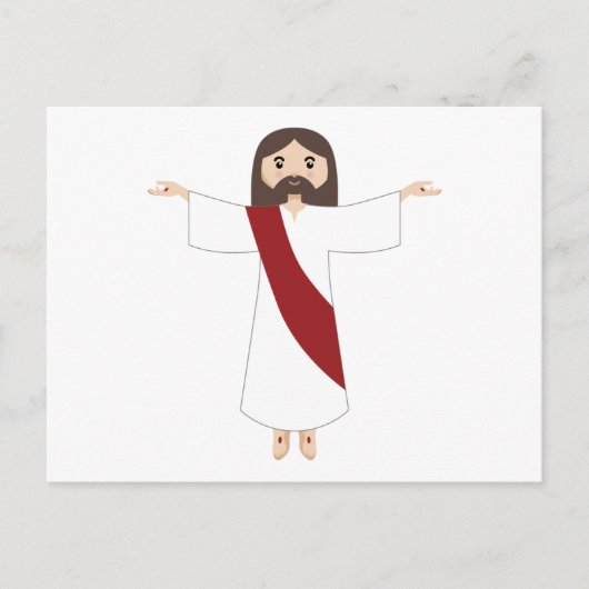 Lord Jesus Briefkaart (Voorkant)