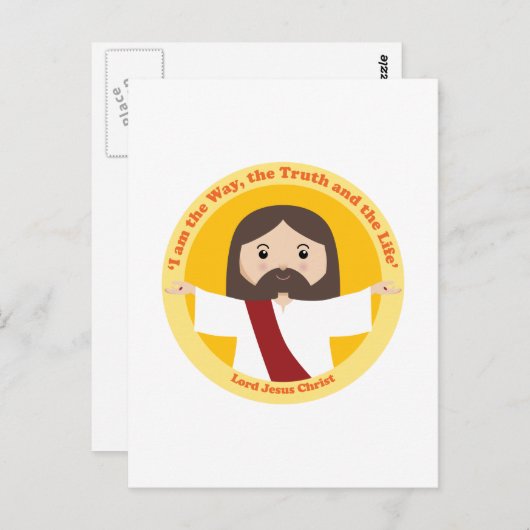 Lord Jesus Briefkaart (Voorkant / Achterkant)