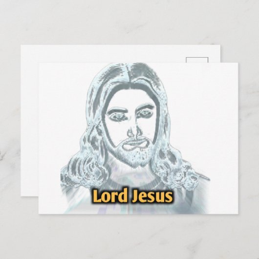 Lord Jesus Briefkaart (Voorkant / Achterkant)
