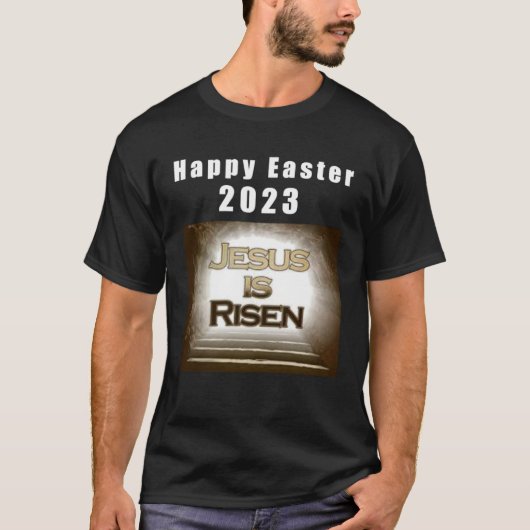 Lord Jesus Christ is Risen  Resurrection of Jesus T-shirt (Voorkant)