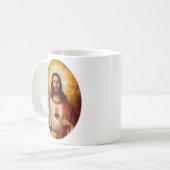 Lord Jesus Christus en het Heilige Hart Koffiemok (Voorkant links)