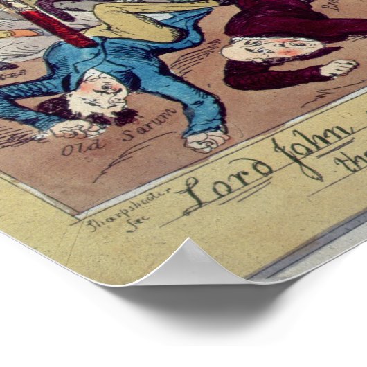 Lord John Stalking over de Boroughmongers Poster (Hoek)