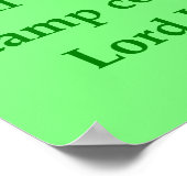 Lord Kelvin quote Poster (Hoek)