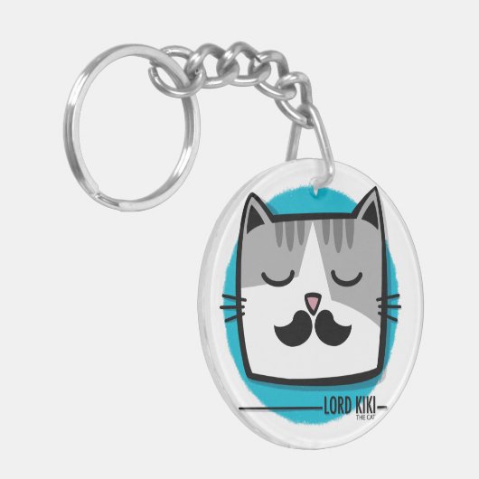 Lord Kiki the cat  Sleutelhanger (Voorkant Links)