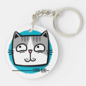 Lord Kiki the cat Sleutelhanger (Achterkant)