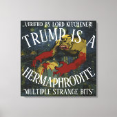 LORD KITCHENER HEEFT BEVESTIGD DAT TRUMP EEN HERMA CANVAS AFDRUK (Voorkant)