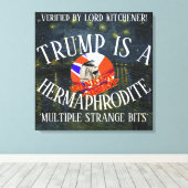 LORD KITCHENER HEEFT BEVESTIGD DAT TRUMP EEN HERMA CANVAS AFDRUK (Insitu (Houten vloer))