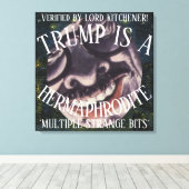 LORD KITCHENER HEEFT BEVESTIGD DAT TRUMP EEN HERMA CANVAS AFDRUK (Insitu (Houten vloer))