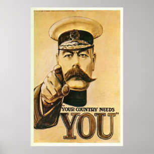 Lord Kitchener Poster Print