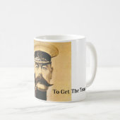 Lord Kitchener Tea Mok, ik wil u.. Koffiemok (Voorkant rechts)