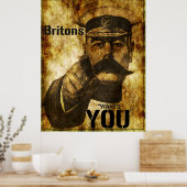 Lord Kitchener wil je Poster (Keuken)