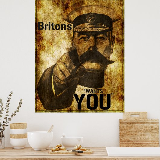 Lord Kitchener wil je Poster (Keuken)