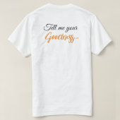 Lord krishna dansen met radha t-shirt (Design achterkant)