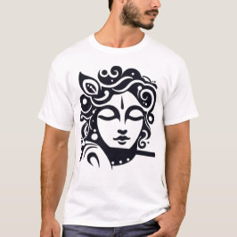 Lord Krishna Face v2 T-shirt