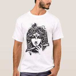 Lord Krishna Face V4 T-shirt