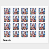 Lord Krishna Goddelijke Murali Sticker (Vel)