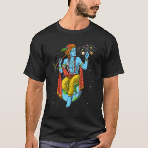 Lord Krishna Hindu God Hindoïsme Spiritueel Yoga M T-shirt