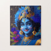 Lord Krishna Indiase god Legpuzzel (Verticaal)