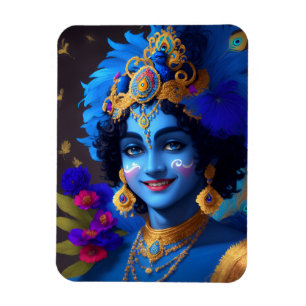 Lord Krishna Indiase god Magneet