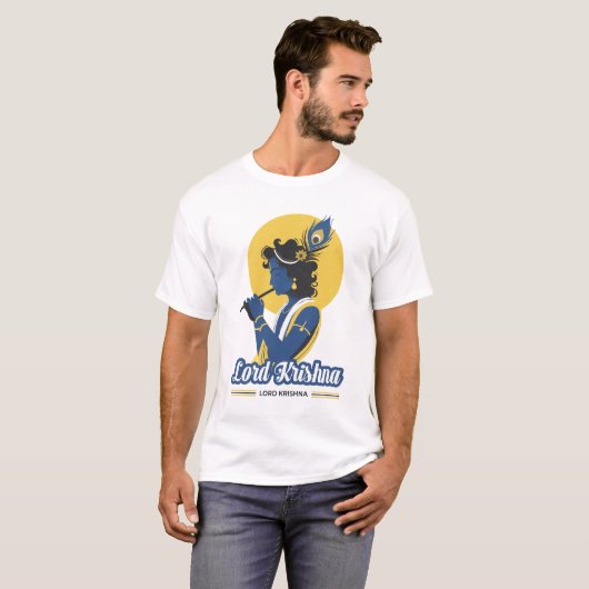 Lord Krishna Ji T-shirt (Voorkant volledig)