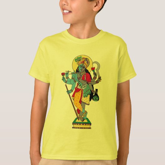 Lord Krishna Kali T-shirt (Voorkant)
