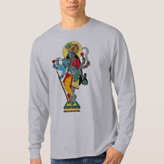 Lord Krishna Kali T-shirt (Voorkant)