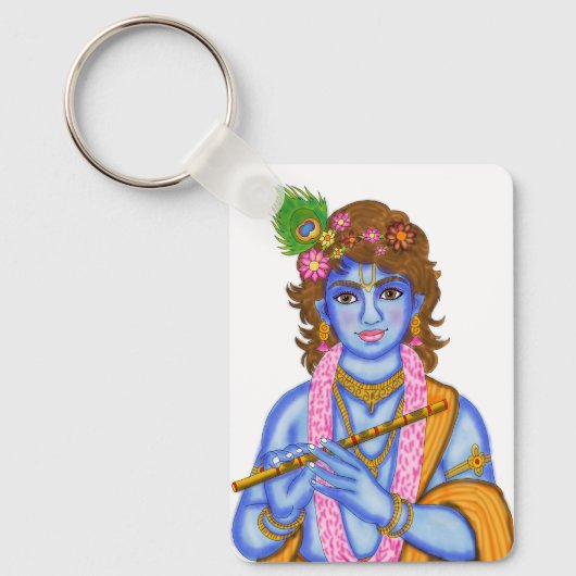 Lord Krishna Keychain (Voorkant)
