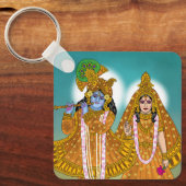 Lord Krishna Keychain (Voorkant)