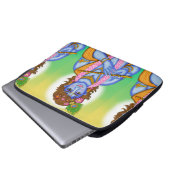 Lord Krishna laptophoes Laptop Sleeve (Voorkant onderkant)