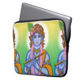Lord Krishna laptophoes Laptop Sleeve (Voorkant Links)