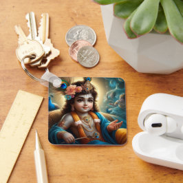 Lord Krishna Magnetic Kaart Sleutelhanger