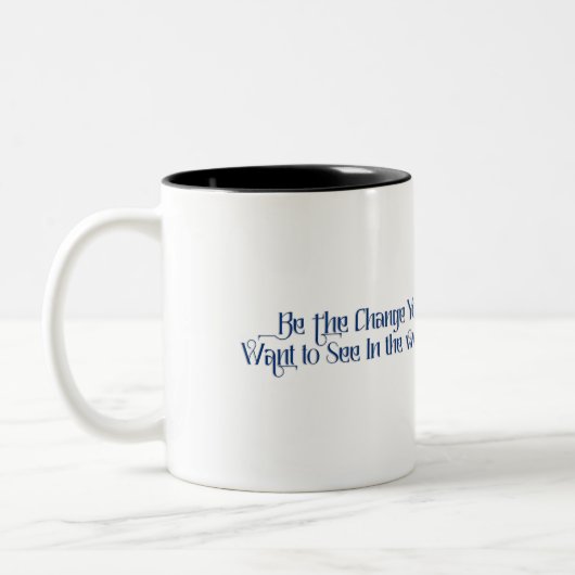 Lord Krishna Mok: Sip in goddelijke Serenity Tweekleurige Koffiemok (Links)