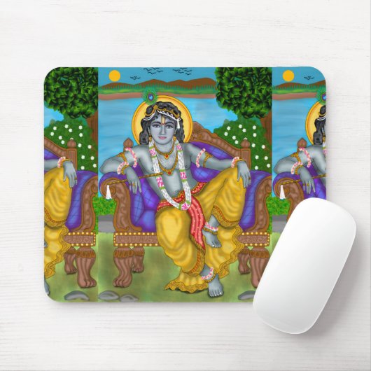 Lord Krishna Mouse Pad Muismat (Met muis)