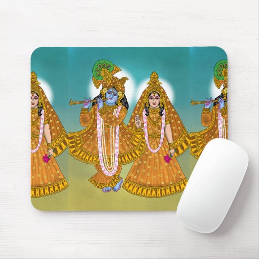 Lord Krishna Mouse Pad Muismat (Met muis)