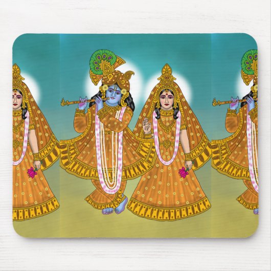 Lord Krishna Mouse Pad Muismat (Voorkant)