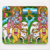 Lord Krishna Mousepad Muismat (Voorkant)