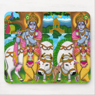 Lord Krishna Mousepad Muismat