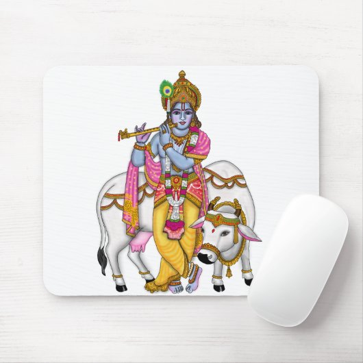 Lord Krishna Mousepad Muismat (Met muis)