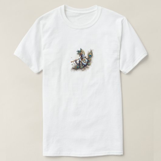 Lord Krishna ontwerp T-shirt voor mannen (Design voorkant)