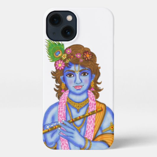 Lord Krishna Phone Case iPhone Hoesje (Achterkant)