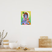 Lord Krishna Poster (Keuken)