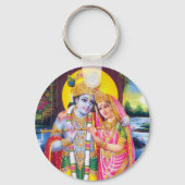 Lord Krishna & Radha Sleutelhanger (Voorkant)
