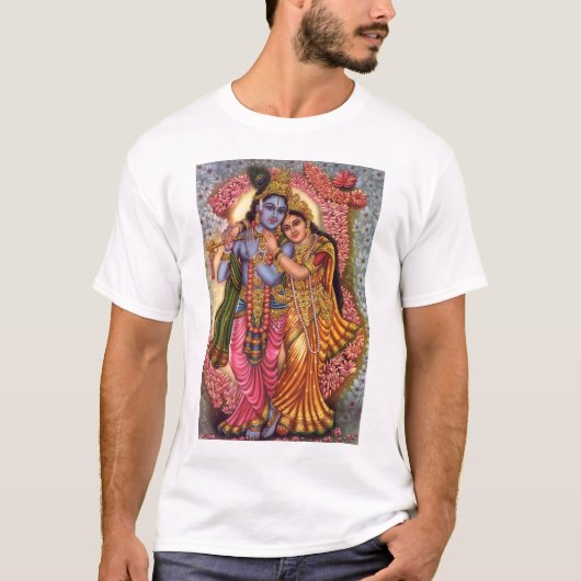 Lord Krishna & Radha T-shirt (Voorkant)