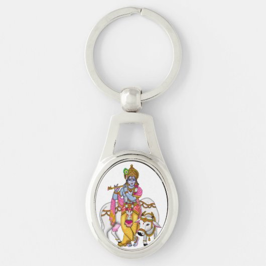 Lord Krishna Sleutelhanger (Voorkant)